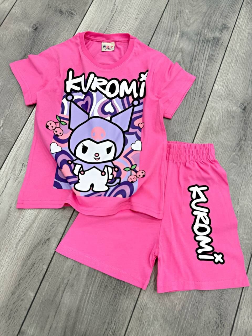 KUROMİ BASKILI YAZLIK PENYE TAKIM