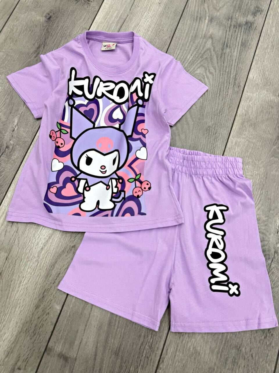 KUROMİ BASKILI YAZLIK PENYE TAKIM