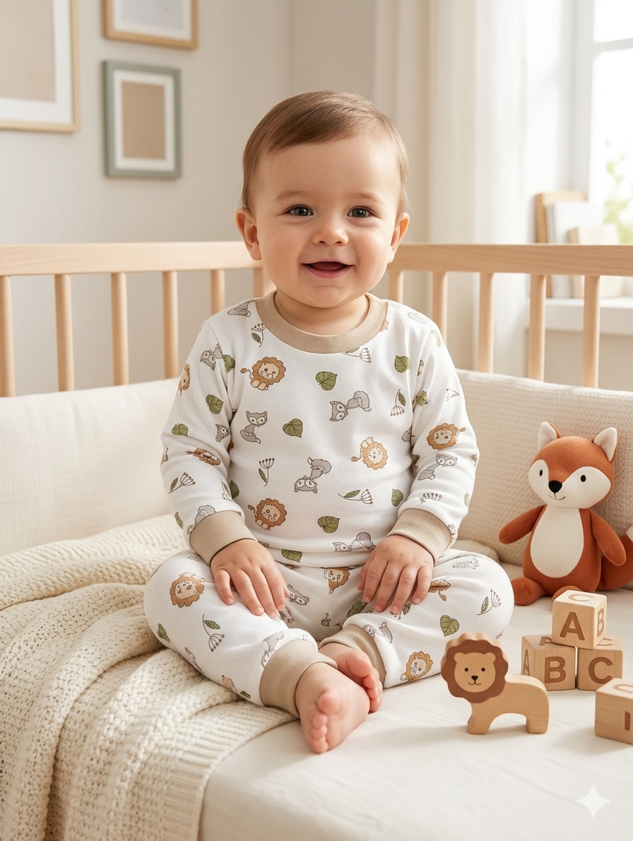 ERKEK BEBE PİJAMA TAKIMI
